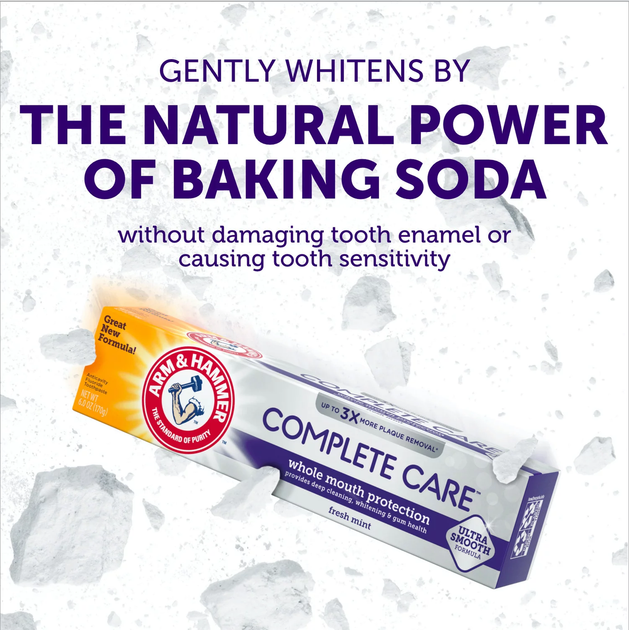 Зубна паста Arm & Hammer Complete Care Plus Whitening Toothpaste 170мл (033200180531) - зображення 2