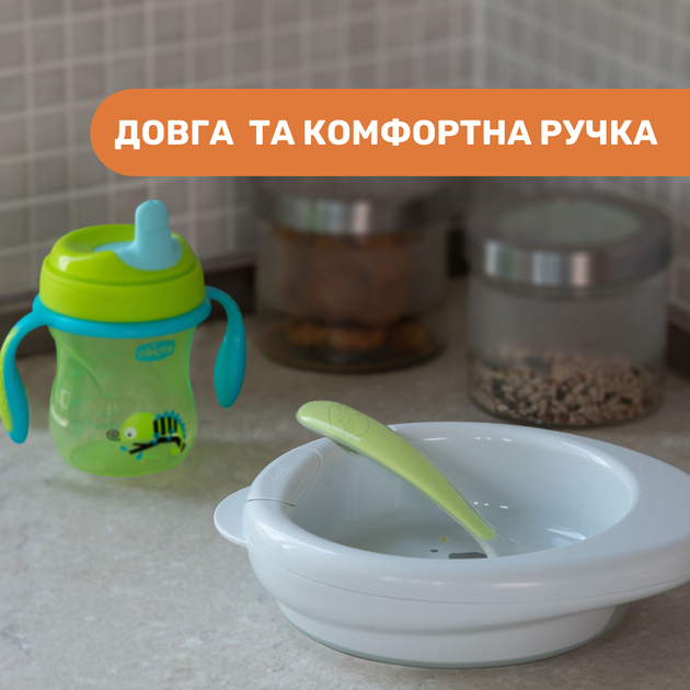 Ложка силиконовая Chicco, 6м+, 2 шт. (Цвет Розовый) - изображение 4