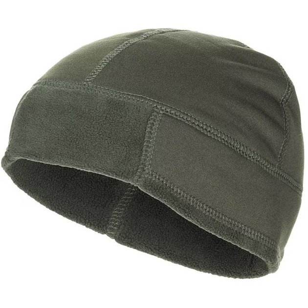 Флісова шапка підшоломник MFH BW Hat Fleece тактична фліс олива S M - зображення 2