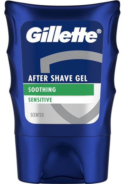 Гель після гоління Gillette Aftershave Gel Sensitive Skin Для чутливої ​​шкіри 75 мл (3014260284350) - зображення 1