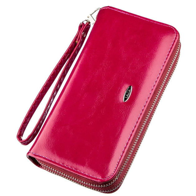 Кошелек женский из гладкой экокожи ST Leather темно-розовый (19051) от ...
