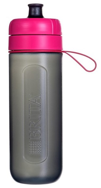 Пляшка для води Brita Fill&Go Active 600 мл Black Pink (AGDBRIBUF0006) - зображення 1