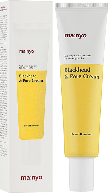 Крем с кислотами против черных точек Manyo Factory Blackhead And Pore Cream 30 мл - изображение 2