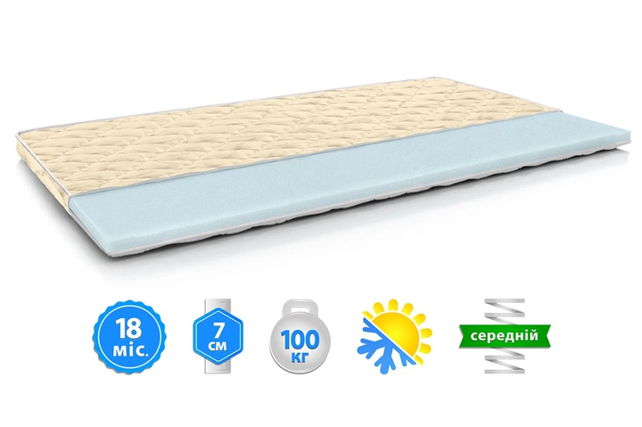 Матрас ортопедический Soft 80x190 см (150660) – купить онлайн на ROZETKA
