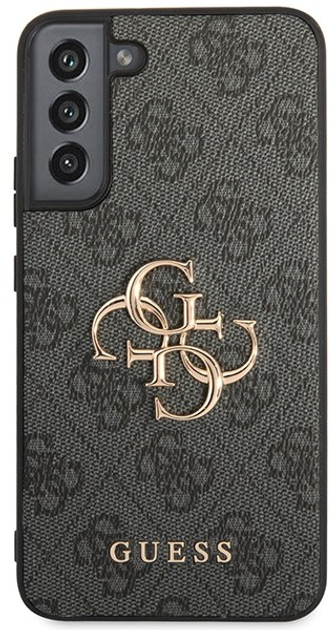 Панель Guess 4G Big Metal Logo для Samsung Galaxy S23 Plus Сірий (3666339114916) - зображення 2