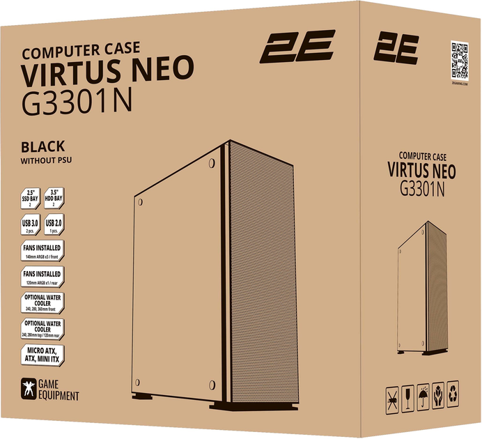Корпус 2E Gaming Virtus Neo G3301N (2E-G3301N) - зображення 20
