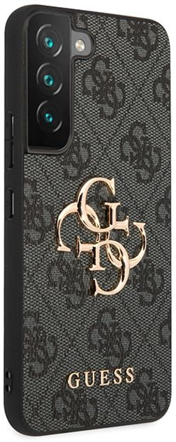 Панель Guess 4G Big Metal Logo для Samsung Galaxy S23 Сірий (3666339114909) - зображення 3