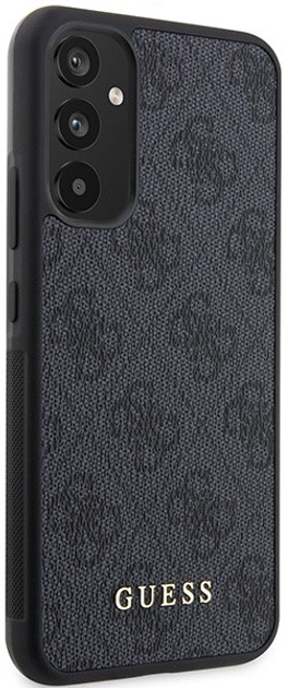 Панель Guess 4G Metal Gold Logo для Samsung Galaxy A34 5G Сірий (3666339123901) - зображення 3