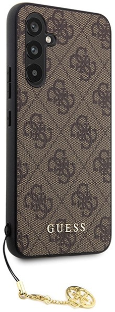 Панель Guess 4G Charms Collection для Samsung Galaxy A54 Коричневий (3666339123895) - зображення 3