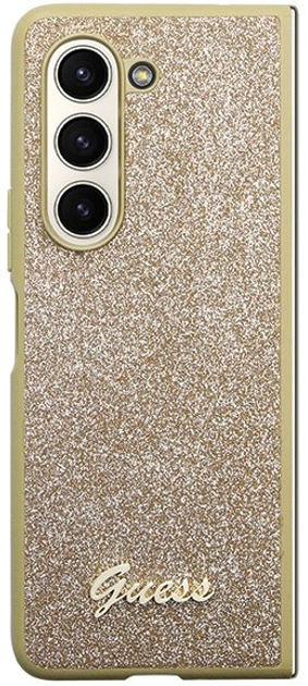 Панель Guess Glitter Script для Samsung Galaxy Z Fold 5 Золотий (3666339173982) - зображення 2