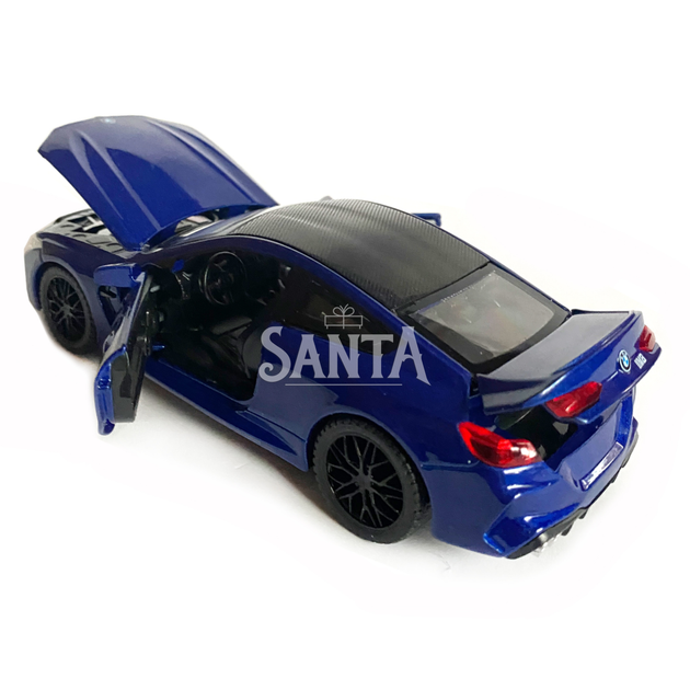Іграшкова машинка металева BMW M8 Competition Coupe, БМВ, синя, звук, світло, інерція, відчин двері, багажник, капот, Автоексперт, 1:32, 15*7*5см (ТК-12340) - Фото 7 Іграшкова машинка металева BMW M8 Competition Coupe, БМВ, синя, звук, світло, інерція, відчин двері, багажник, капот, Автоексперт, 1:32, 15*7*5см (ТК-12340) - зображення 7
