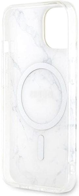 Панель Guess Marble MagSafe для Apple iPhone 14 Білий (3666339127268) - зображення 2