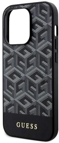 Панель Guess G Cube Stripes MagSafe для Apple iPhone 14 Pro Max Чорний (3666339112455) - зображення 3