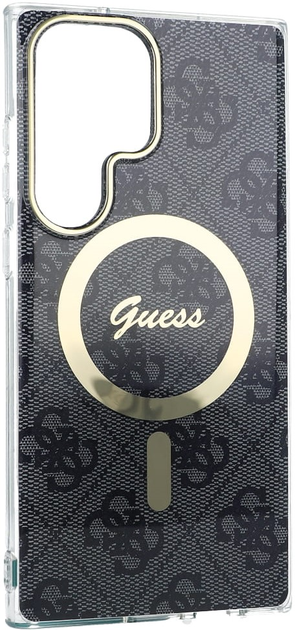 Панель Guess 4G MagSafe для Samsung Galaxy S23 Ultra Чорний (3666339130510) - зображення 1