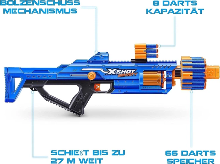 Швидкострільний бластер Zuru X-Shot Insanity Bezerko (36655