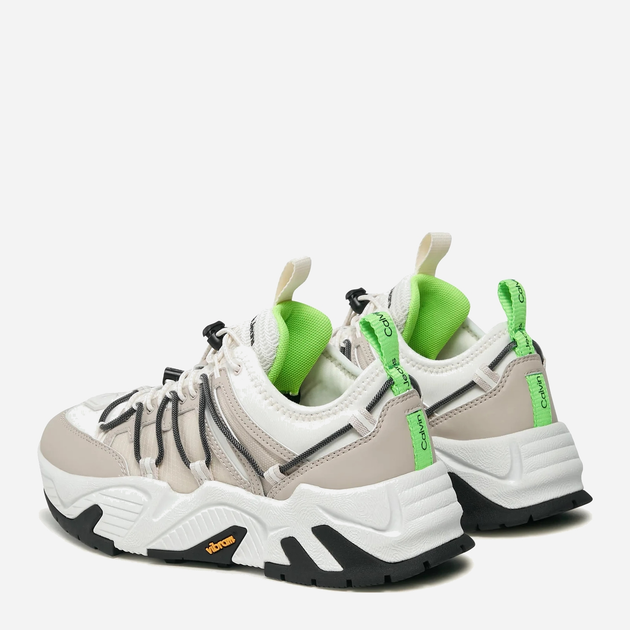 Sneakersy damskie na wysokiej platformie Calvin Klein Jeans YW0YW01213 39 Beżowe (8720108613866) - obraz 4