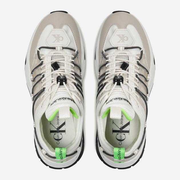 Sneakersy damskie na wysokiej platformie Calvin Klein Jeans YW0YW01213 41 Beżowe (8720108614207) - obraz 5