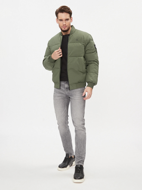 Пуховик чоловічий Calvin Klein J30J324072 XL Зелений (8720108502047) - зображення 3