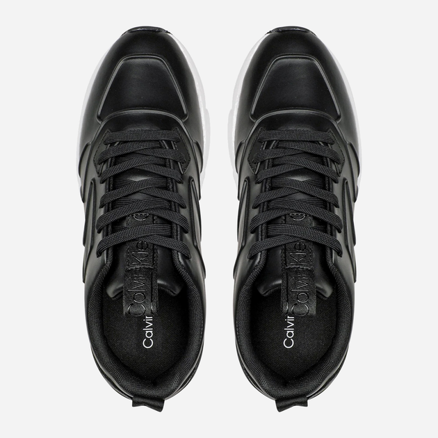 Sneakersy męskie Calvin Klein HMOHM00995 41 Czarno-białe (8719856992699) - obraz 4