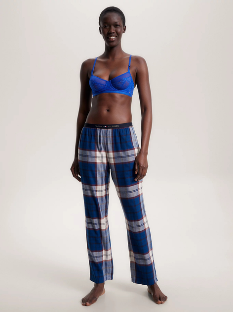 Biustonosz damski bandeau Tommy Hilfiger UW0UW04860C66 85B Granatowy (8720645422013) - obraz 3