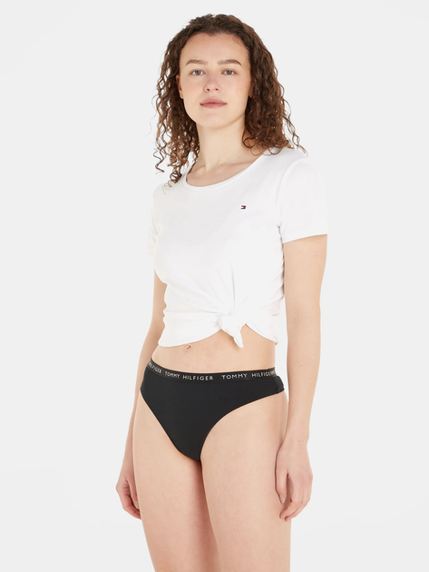Zestaw damskich majtek typu tanga 3 szt Tommy Hilfiger UW0UW04889 XS Wielobarwny (8720645442202) - obraz 3