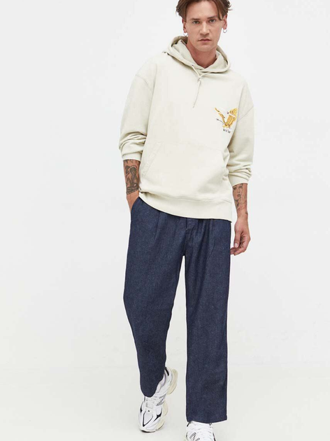 Худі чоловіче Tommy Jeans DM0DM17812 S Світло-бежеве (8720645038795) - зображення 3