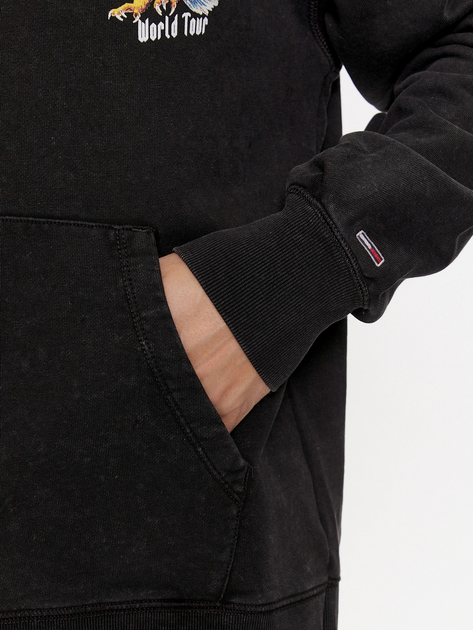 Худі чоловіче Tommy Jeans DM0DM17812-Black L Чорне (8720645049753) - зображення 5