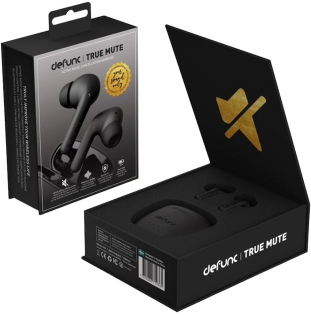 Słuchawki Defunc True Mute TWS Black (D4251) - obraz 5
