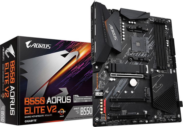Материнська плата Gigabyte B550 AORUS ELITE V2 (AM4, AMD B550, PCI-Ex16) - зображення 6
