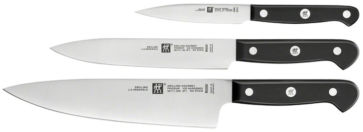 Набір ножів Zwilling Twin Gourmet 3 шт (4009839377389) - зображення 1