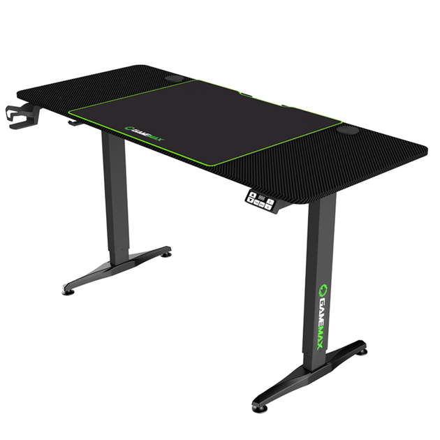 Стіл геймерський GameMax D140-Carbon-EC Чорний - зображення 2