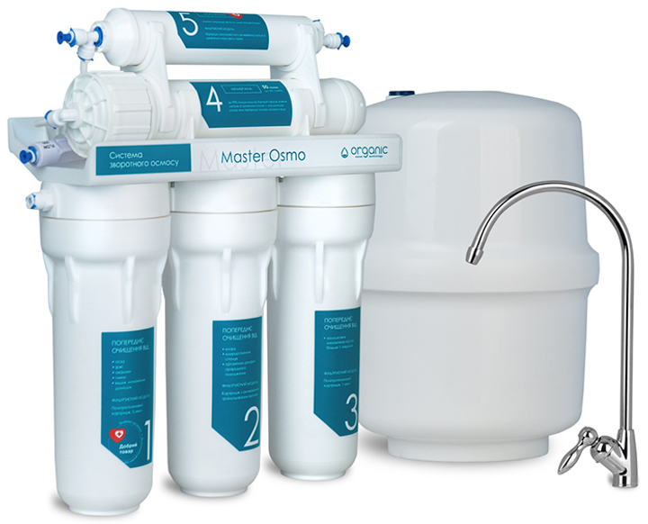 Набор Система обратного осмоса Organic Master Osmo 5+ + Комплект картриджей Organic Master Osmo для систем обратного осмоса (4820210110216+4820210110155) - изображение 3
