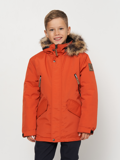 Акція на Підліткова зимова куртка-парка для хлопчика Lenne Jarko 23369-457 152 см від Rozetka