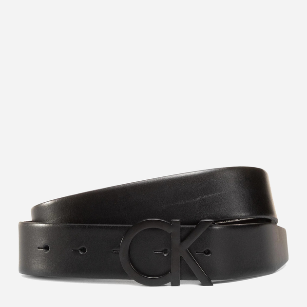 Ремінь чоловічий шкіряний Calvin Klein K50K505792 110 см Чорний (8719852999678) - зображення 1