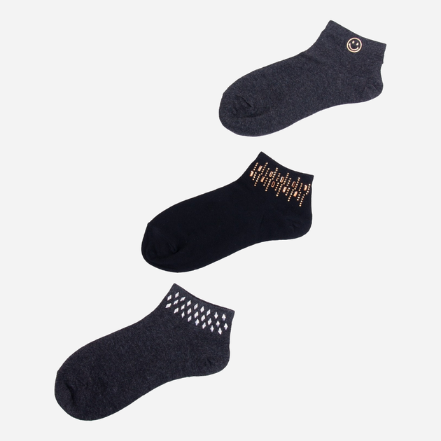 Набір жіночі шкарпетки YOCLUB SKS-0001K-000B 36-41 3 пари Різнокольорові (5903999432133) - зображення 1