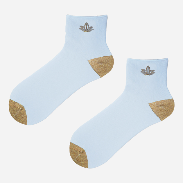 Жіночі шкарпетки Noviti SB028-W-01 35-38 Білі (5905204316467) - зображення 1