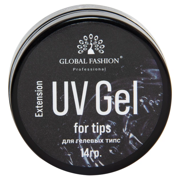 Гель для гелевих типс Global Fashion Extension UV Gel For Tips, 14 г - Фото 2 Гель для гелевих типс Global Fashion Extension UV Gel For Tips, 14 г - зображення 2