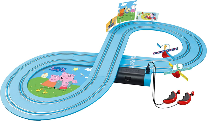 Перегоновий трек Carrera First Race Track Peppa Pig Kids GranPrix 2.4 м (63043) (4007486630437) - зображення 3