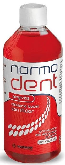 Płyn do płukania jamy ustnej Normon Normodent Gingivitis 500 ml (8435232311761) - obraz 1