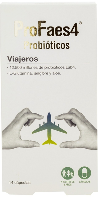 Пробіотик Profaes4 для подорожуючих 14 капсул по 633 мг (8436024610499) - зображення 1