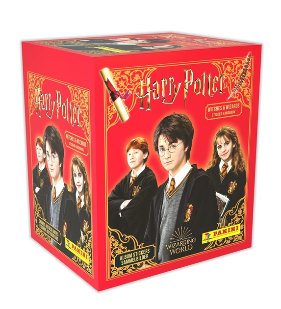Коробочка з 50-ма пакетиками наклейок Panini Гаррі Поттер – игрушки с ...