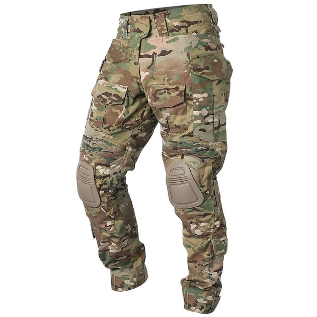 Штани тактичні IDOGEAR G3 Combat Pants з наколінниками Розмір XL Мультикам - зображення 1