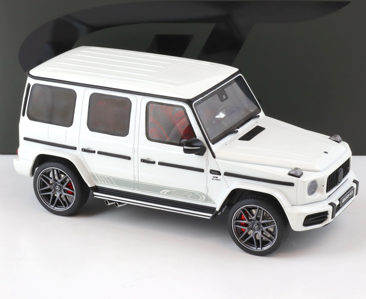 【こうじろう】Mercedes-Benz AMG ホワイト ミニカー Модель автомобіля Mercedes-Benz G63 AMG Edition 55 White 2022 by