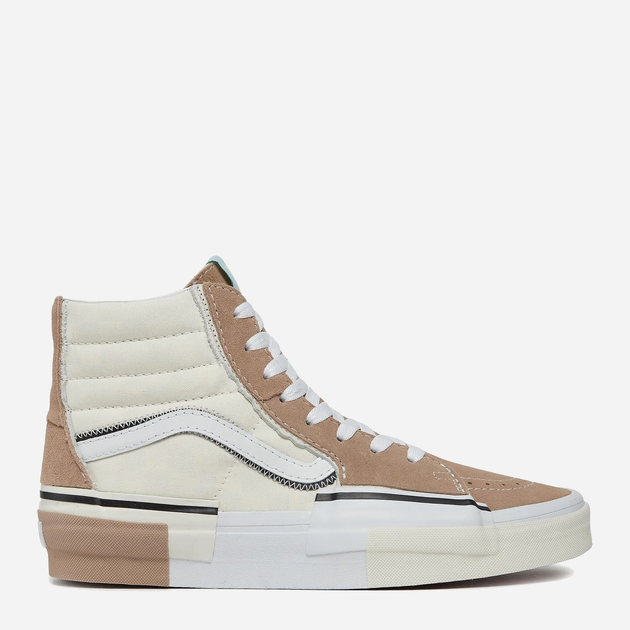 Tenisówki męskie na platformie wysokie Vans Sk8 Hi VN0005UKP2T1 43 (10US) 28 cm Jasnobeżowe (196573320253) - obraz 1