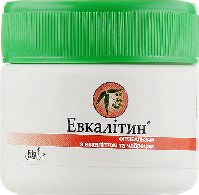 Фитобальзам "Эвкалитин с эвкалиптом и чабрецом" - Fito Product 20ml (990975-47629) - изображение 1