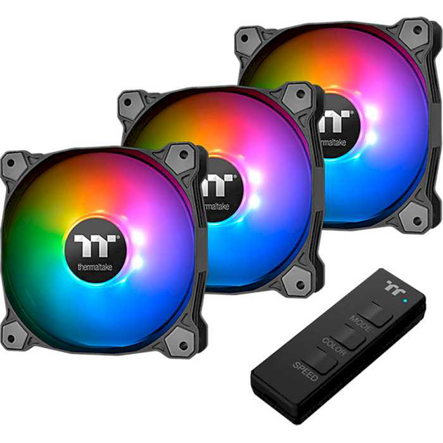 Вентилятор Thermaltake Pure 14 ARGB Sync TT Premium Edition 3 шт (CL-F080-PL14SW-A) - изображение 1