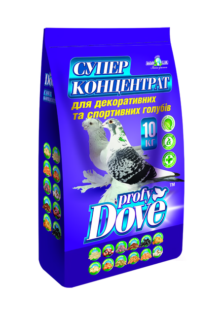 Корм Профі Дав Суперконцентрат O.L.KAR. для спортивних та декоративних голубів 10 кг - зображення 2
