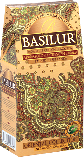 Чай Basilur Золотий місяць (Східна колекція) чорн. 100г - Фото 1 Чай Basilur Золотий місяць (Східна колекція) чорн. 100г - зображення 1