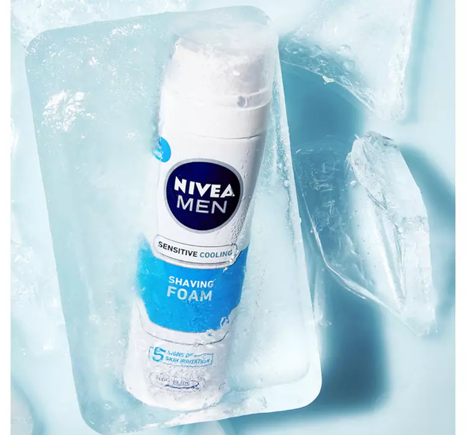 Піна NIVEA для гоління Охолоджувальна 200 мл для чутливої шкіри - зображення 4