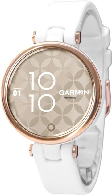 Спортивний годинник Garmin Lily Sport Cream Gold Bezel/White (010-02384-10) - зображення 1